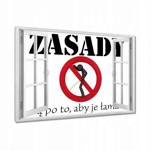 Obrazy 120x80 Porušování pravidel