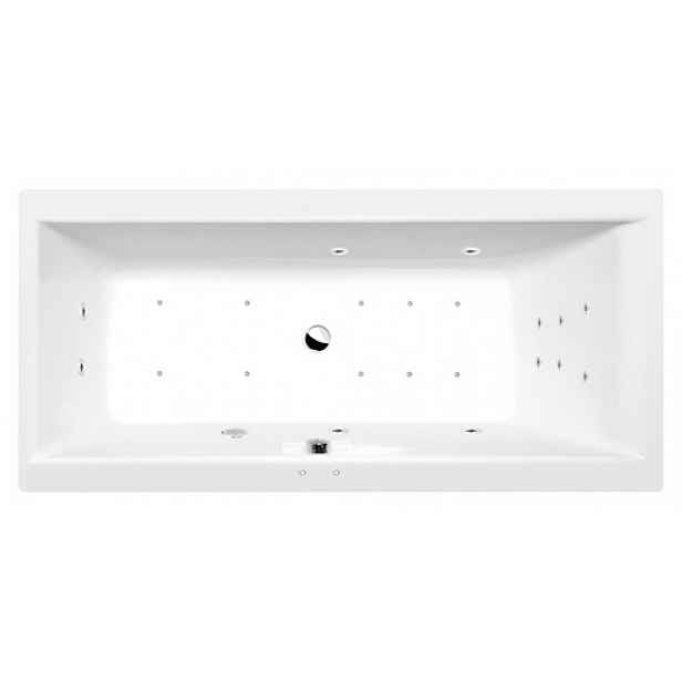 Masážní vana Polysan Cleo 150x75 cm Attraction Hydro-Air akrylát levá i pravá 27611.4010