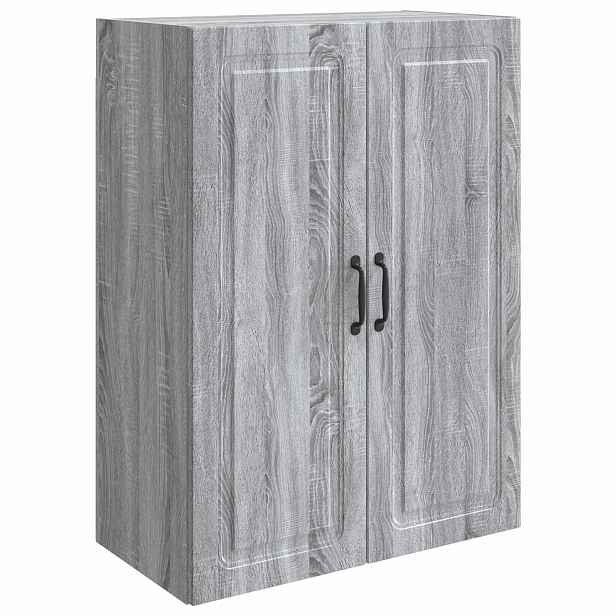 vidaXL Nástěnná skříň 66 x 34,5 x 90 cm Kompozitní dřevo Šedý Sonoma