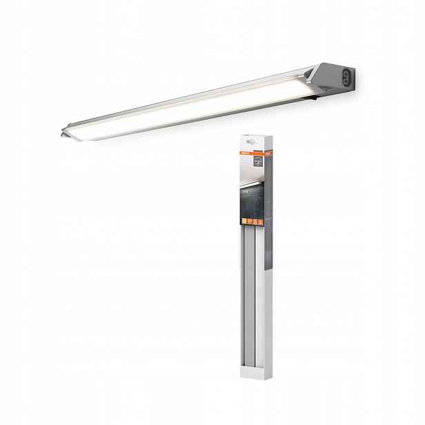 Nábytková lampa Led lišta 10W 3000K Teplá 620lm Stříbrná Linear Osram