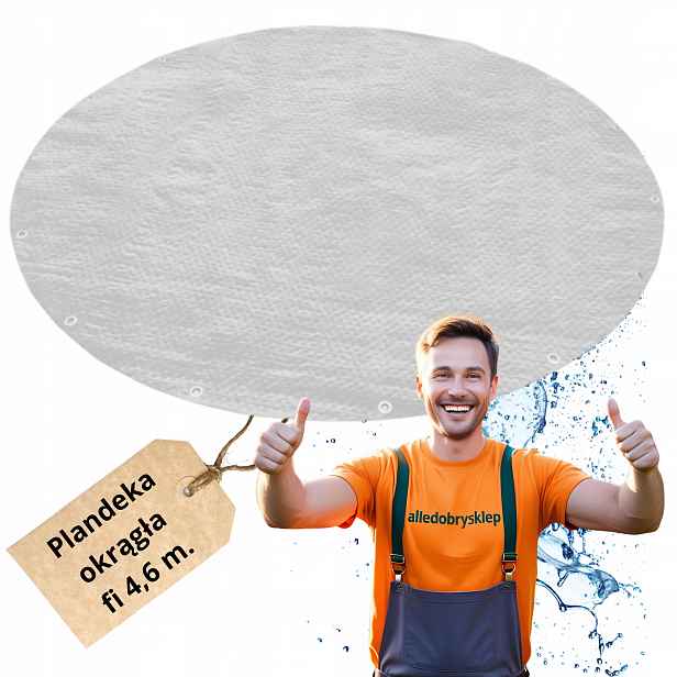 Kruhová Plachta Pod Bazén Trampolíny Vyztužená, Fi 4,6 M, Voděodolná