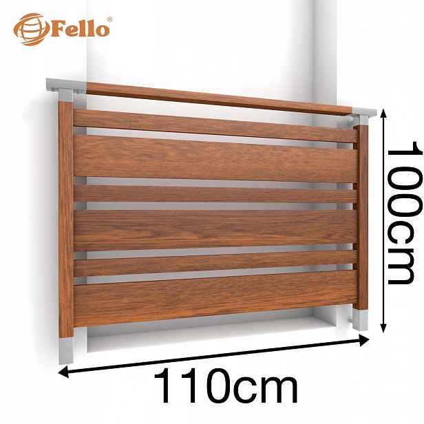 Simple MIX Francouzský balkon 110 cm Balustrada