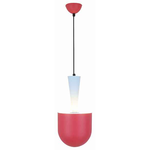 Závěsná lampa pro děti červená modrá houba do ložnice Candellux