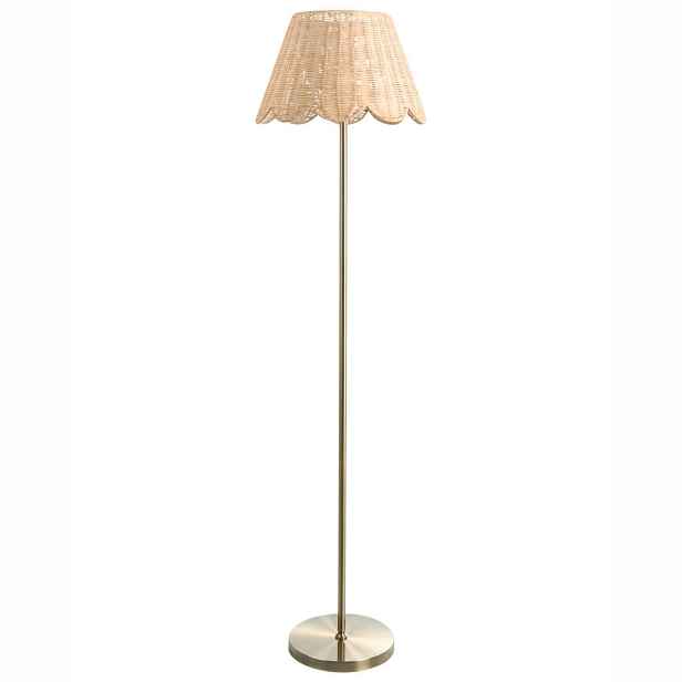 Beliani STOJACÍ LAMPA Přírodní Salm