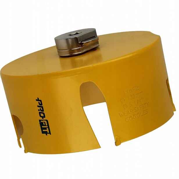 Pro-fit Korunkový Vrták Hm Z5 D133 mm dřevo deska Pvc