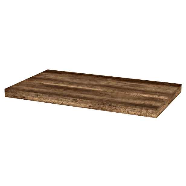 Sapho AVICE deska pod umyvadlo 80x39cm, tl.5cm, dub tmavý