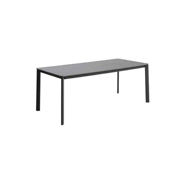 Zahradní jídelní stůl s deskou z kamene 90x180 cm Anafi – Kave Home