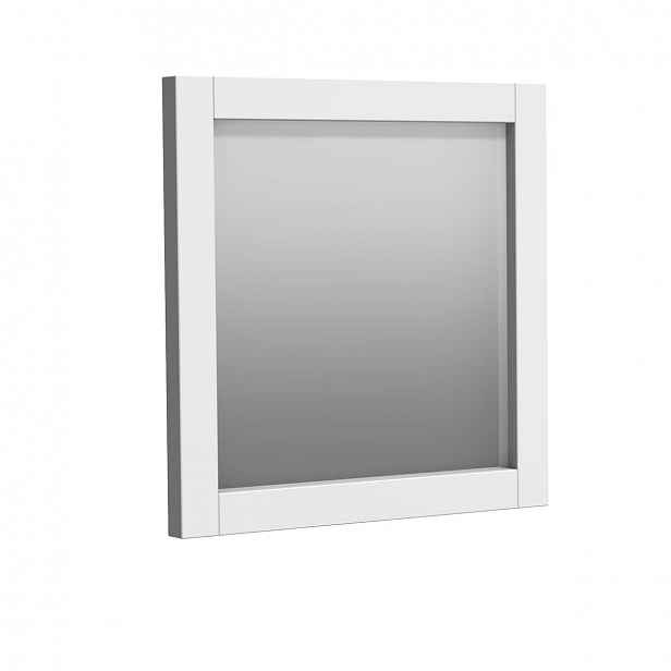 Zrcadlo Naturel Ratio 70x70 cm bílá lesklá RAMZR.70.A0016