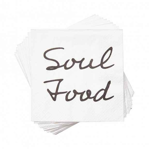 Butlers APRES Papírové ubrousky "Soul Food" 20 ks