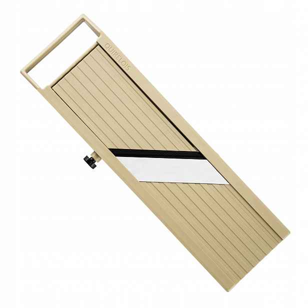 Japonská mandolína na zeleniny Chiba Quirelois 67 mm béžová