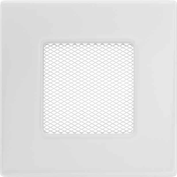 Ventilační mřížka do krbu 11x11 bílá – estetický design