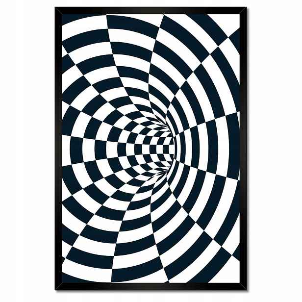 Plakáty v rámu 40x60 Abstrackja černobílá