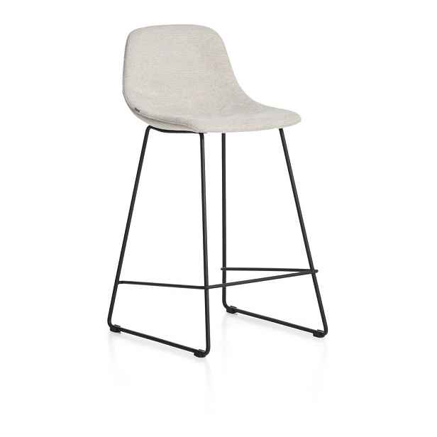 Krémová barová židle (výška sedáku 65 cm) Zahara – Kave Home