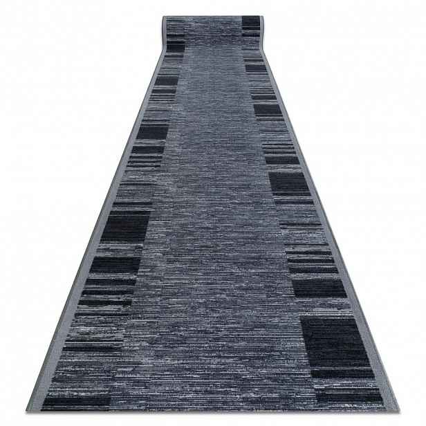 rugsX POGUMOVANÝ běhoun ADAGIO šedá 57/100 cm
