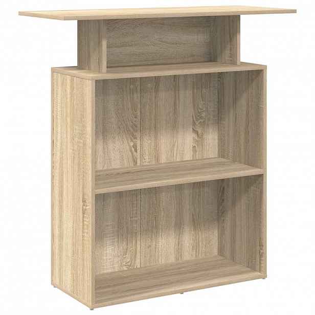 vidaXL Recepční stůl dub sonoma 100 x 40 x 104 cm, imitace dřeva