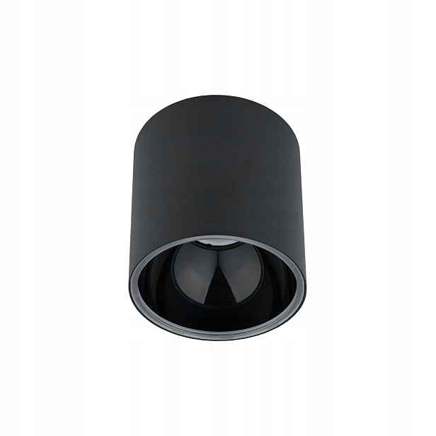 Lampa Spot Tuba Stropní Černá Reflektor GU10