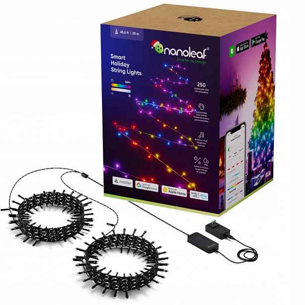 Nanoleaf 1D IP44 Starter Kit venkovní světelný řetěz 20 m 250 Led Matter