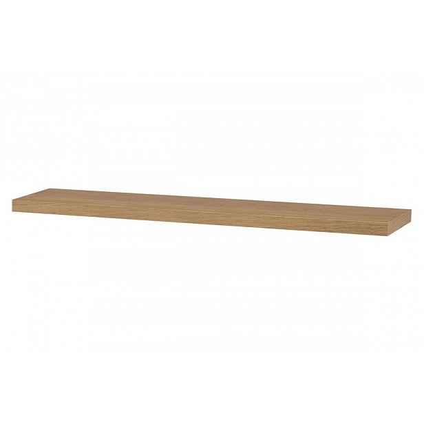 Nástěnná polička P-002 120 cm Autronic Dub