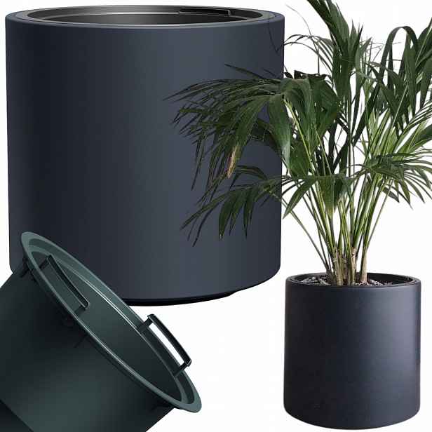 Květináč kulatý 39 Cm s vložkou Květináč distanční vložka