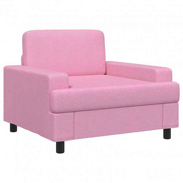 vidaXL křeslo Růžová Textil