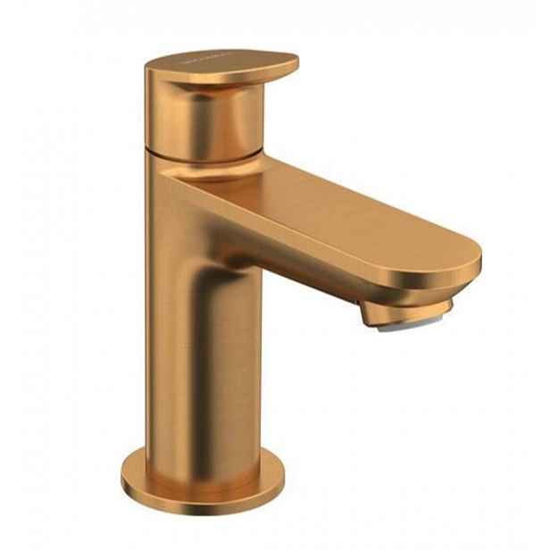 Duravit Wave - Umyvadlový ventil, pro studenou vodu, kartáčovaný bronz WA1080002004