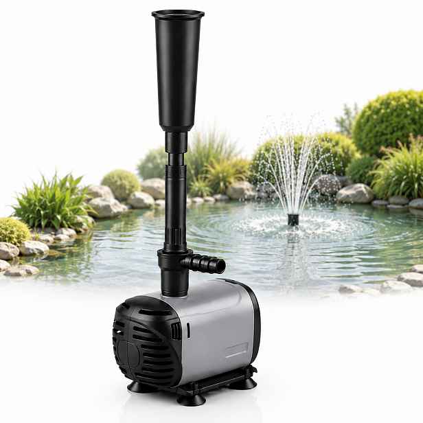 Fontánová pumpa pro jezírko Úsporná 24W 1400L/h Pdnosná 1,8 m