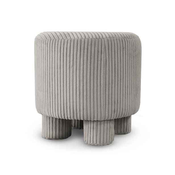 Kontrast Designový taburet Hanoi 40 cm manšestr taupe