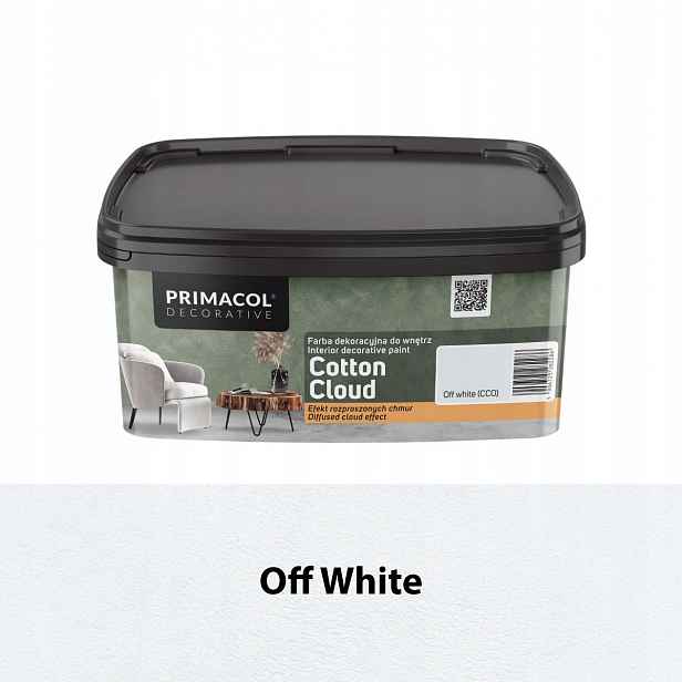 Primacol Cotton Cloud Barva (CC0) Off White 1 L