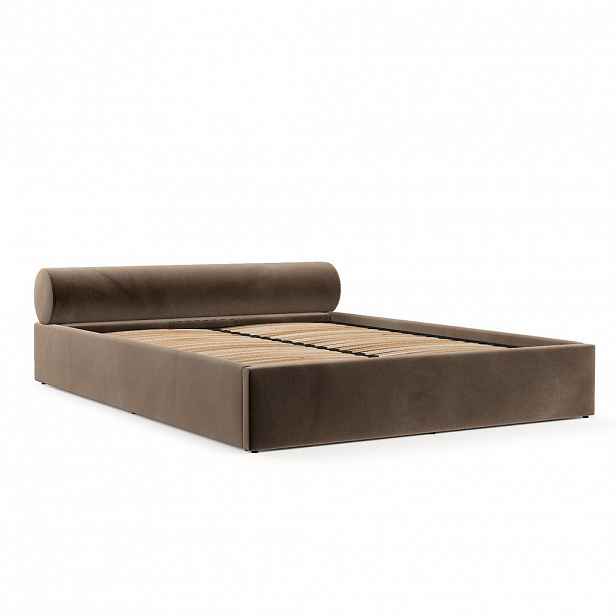 AltaBeds ČALOUNĚNÁ POSTEL SOLVO 140/200 cm Hnědá