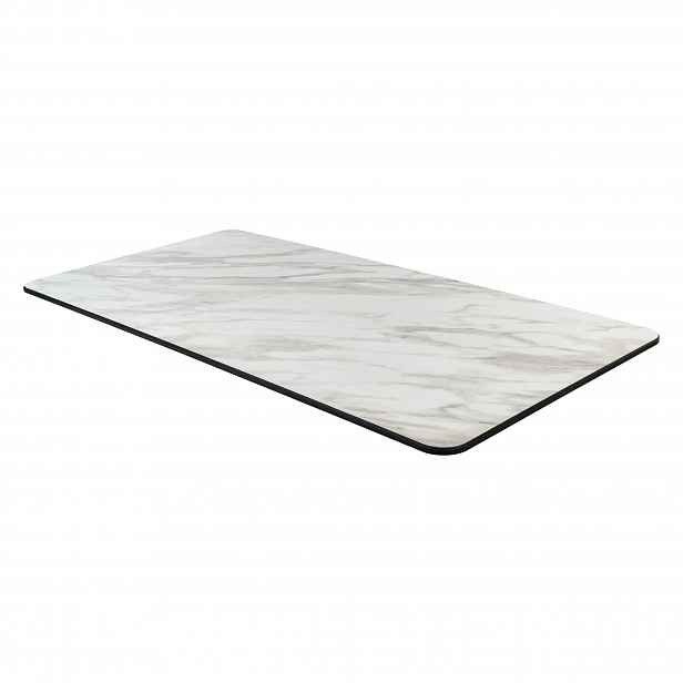 Blat Compact 120X80X1,2 cm Bílý Mramor