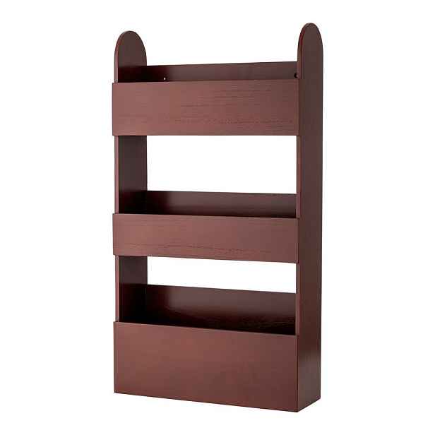 Červená dětská knihovna z masivu pavlovnie 38x70x12 cm Moris – Bloomingville Mini