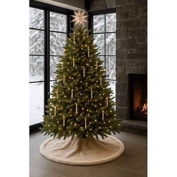 Christmas Tree Rug Yilbasi - Beige 8