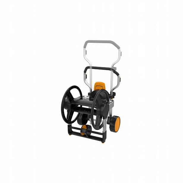 Fiskars XL Vozík na hadice zahradní kovový otočný pro hadici velký 50 m