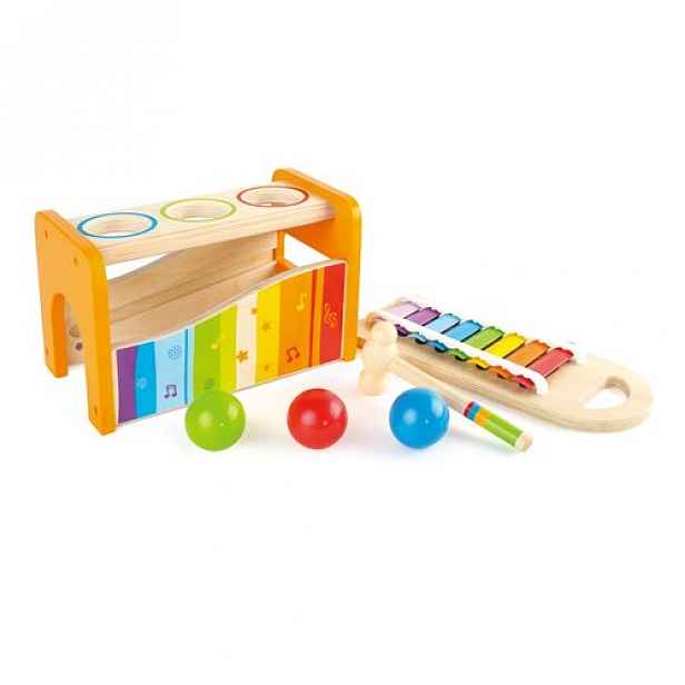 Hape zatloukačka s xylofonem, 24 x 15 x 13,5 cm