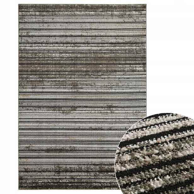 Koberec Adrin Olivový 80X150 CM do obývacího pokoje ložnice moderní módní loft