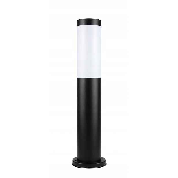 Stojací venkovní sloupková lampa zahradní černá tuba kulatá 45 cm Su-ma