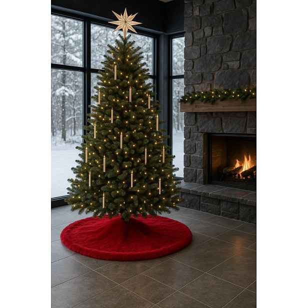 Christmas Tree Rug Yilbasi - Red 6