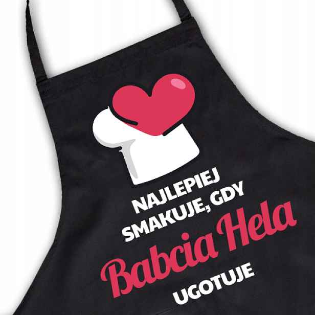 Kuchyňská zástěra Dárek pro Babičku ke Dni Babičky Vlastní potisk Kreator