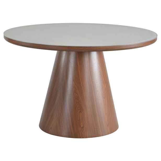 MID.YOU JÍDELNÍ STŮL, tmavě šedá, barvy vlašských ořechů, 120/76 cm