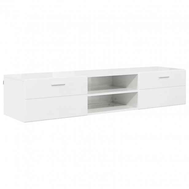 vidaXL Dřevěná skříň 150 x 39 x 30 cm Betonově šedá Kompozitní dřevo