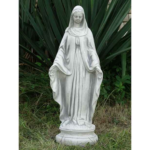 Betonová figurka Marie, sakrální figurka, betonové figurky na pomník