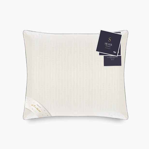 Polštář 3-komorový 50x60 husí peří, 70% 100% husí peří, Silver Prestige