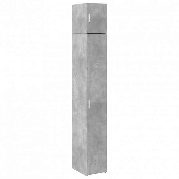 vidaXL Úložná skříňka betonově šedá 30x42,5x225 cm kompozitní dřevo