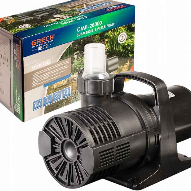 Vodní Čerpadlo Sunsun Grech Turbo Cmp 28000 L/h 580 W Pro Fontánový Rybník 7,5 M