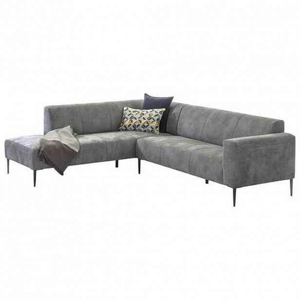 W.Schillig ROHOVÁ SEDAČKA, textil, tmavě šedá - Sedací soupravy - 000137005208