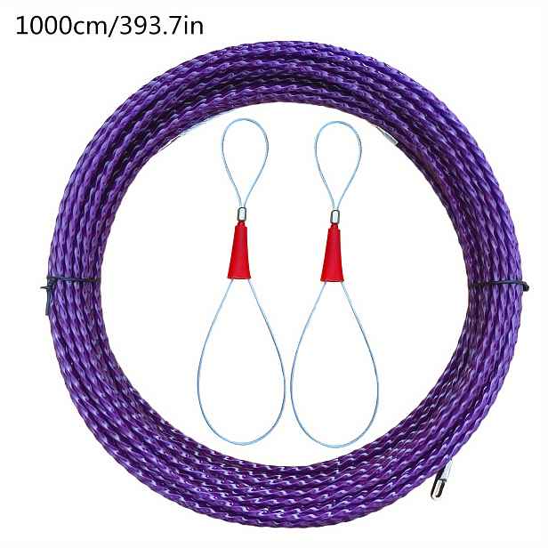 TEMU 5m/10m/20m Tyč na Vedení Kabelů, Elektrický Prováděcí Set pro Procházení Stěn a Drátů