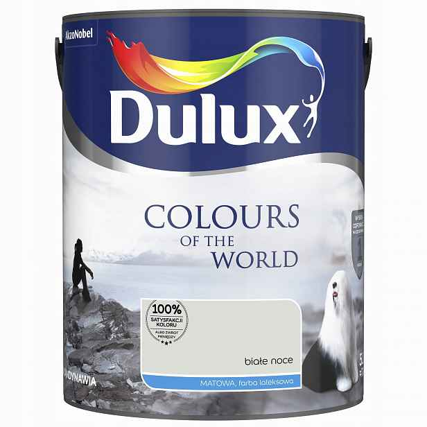 Dulux Barvy světa barva Bílá Noce mat 5L