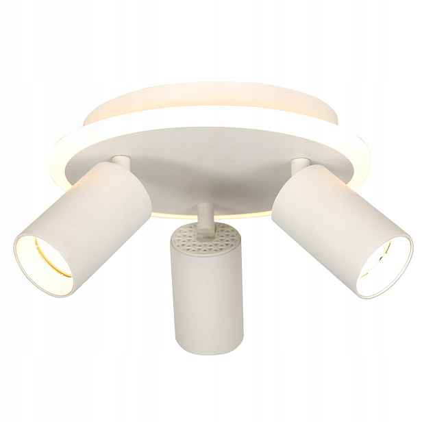 Light Prestige Parma stropní svítidlo bílé kulatý 3xGU10 Led Cct 13W