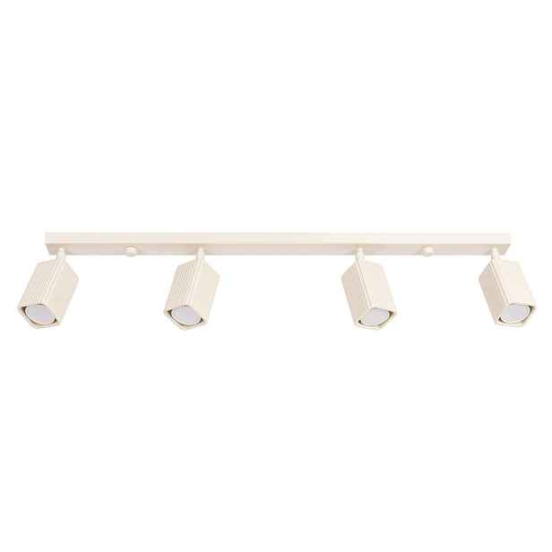 Stropní Svítidlo Rayo 4L béžový SL.3125 Sollux Lampa Osvětlovací lišta 4 spoty