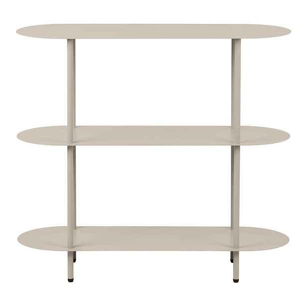 Béžový kovový regál 90x81x31 cm Rieti – House Nordic